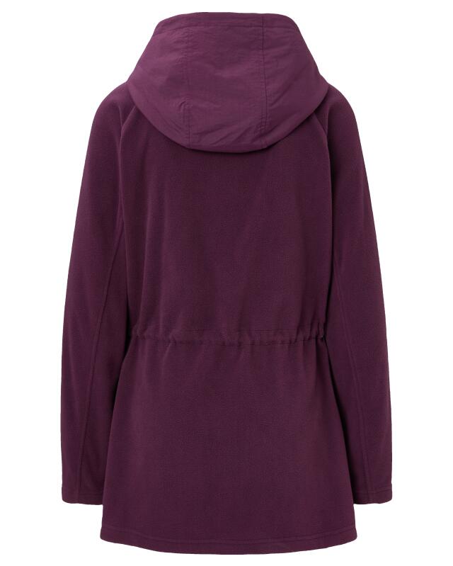 Veste polaire femme, violet foncé (KiK Lilafarbene Fleecejacke (dunkellila)) — KiK, produit allemand authentique au Maroc