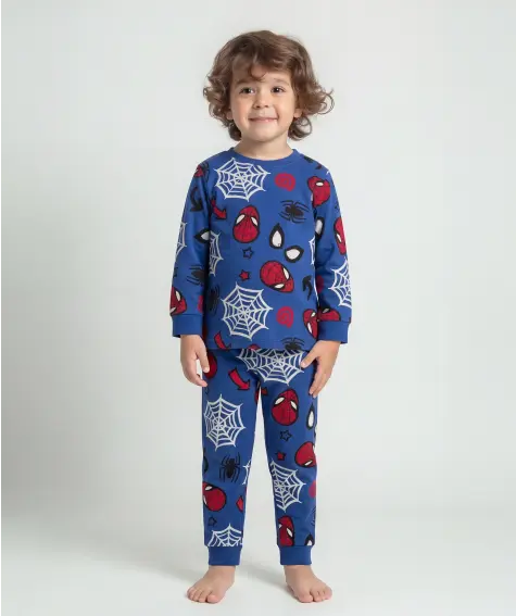 Blauer Pyjama