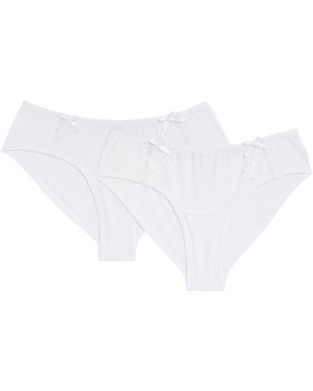 Shortys en jacquard femme, blanc (KiK Pantys aus Jacquardstoff (weiß)) — KiK, produit allemand authentique au Maroc