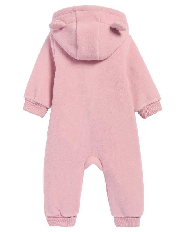 Combinaison polaire naissance fille, rose (KiK Newborn Fleece-Overall (rosa)) — KiK, produit allemand authentique au Maroc
