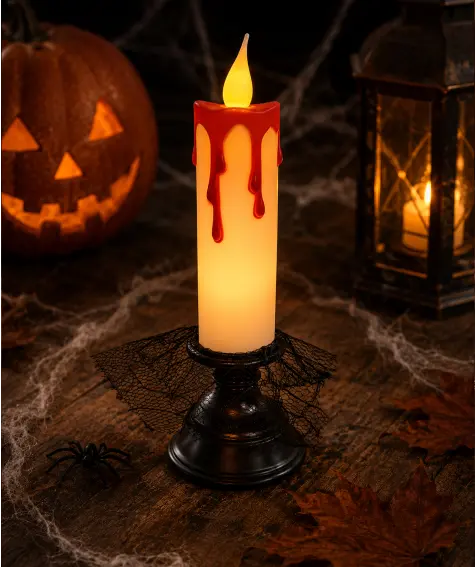 Świeca LED na Halloween