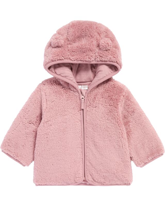 جاكيت فليس لحديثي الولادة للرضيعة، وردي قديم (KiK Newborn Fleecejacke (altrosa)) — KiK, منتج ألماني أصلي في المغرب
