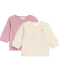 Newborn Wickelshirts mit Stuktur lila