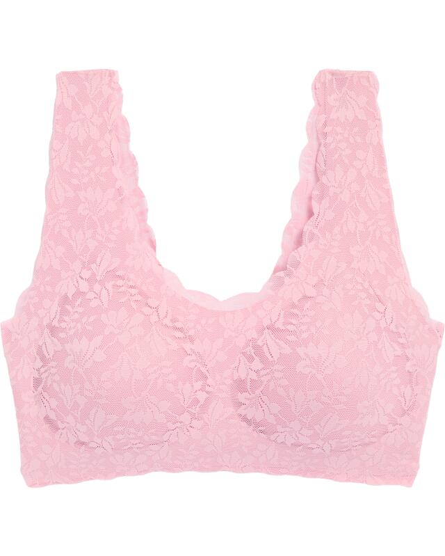 Soutien-gorge souple à coupe laser femme, rose (KiK Lasercut Soft-BH in Rosa (rosa)) — KiK, produit allemand authentique au Maroc