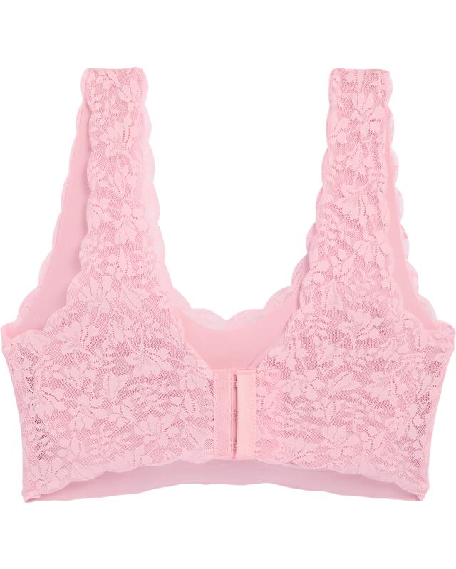 Soutien-gorge souple à coupe laser femme, rose (KiK Lasercut Soft-BH in Rosa (rosa)) — KiK, produit allemand authentique au Maroc