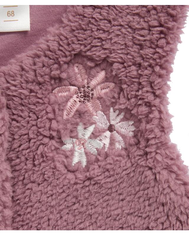 Gilet sans manches + body + leggings naissance fille, violet (KiK Newborn Weste + Body + Leggings (lila)) — KiK, produit allemand authentique au Maroc