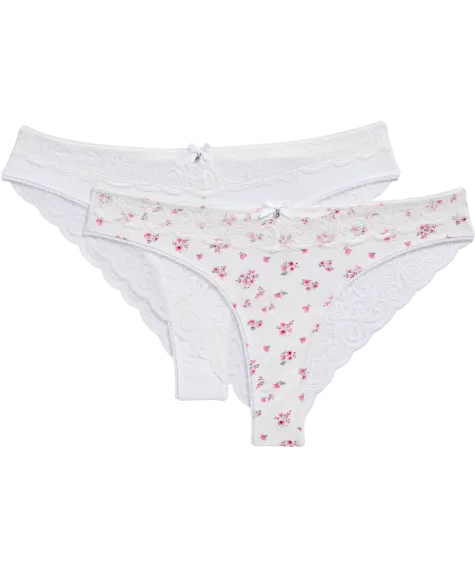Brazilian-Slips mit Spitze