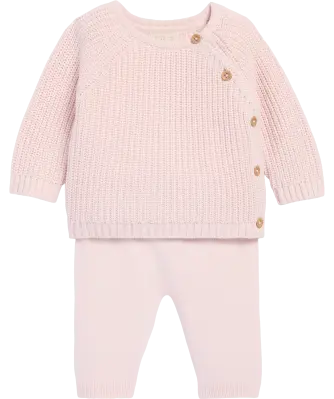 Newborn Strickpullover + Strickhose