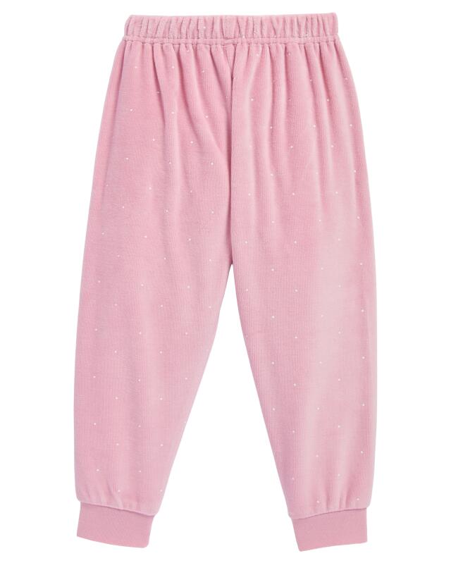 Velvet pyjamas for girls, pink (KiK Samt-Pyjama (rosa)) — KiK, authentic German product in Morocco