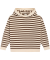 Strickpullover mit Streifen offwhite