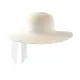 Strohhut mit Zierband