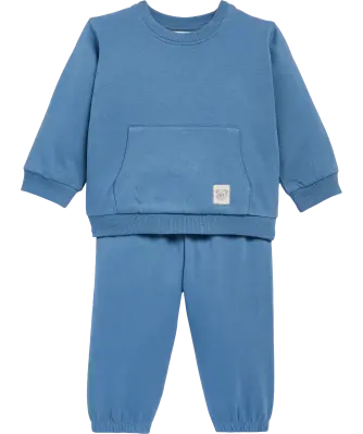 Sweater + joggingbroek in blauw