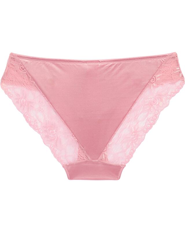 سروال داخلي بحواف دانتيل للنساء، وردي (KiK Slip mit Spitzenrändern (rosa)) — KiK, منتج ألماني أصلي في المغرب