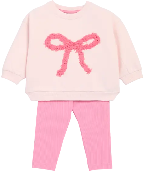 Sweatshirt + Leggings Schleife