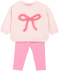 Sweatshirt + Leggings Schleife altrosa