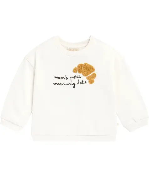 Sweatshirt mit Croissant