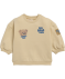 Sweatshirt mit Teddys naturfarben