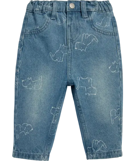 Jeans mit Hunden