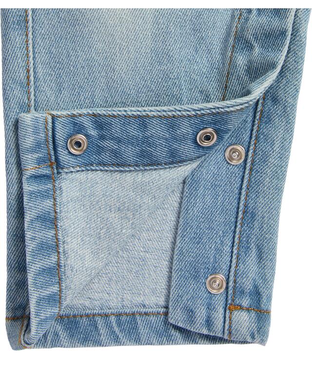 Dungarees with bear embroidery for baby boys, denim blue (KiK Latzhose mit Bärenstickerei (jeansblau)) — KiK, authentic German product in Morocco