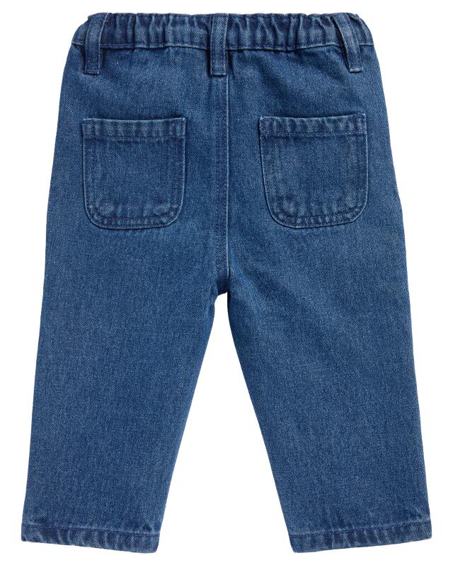 Jean à dinosaures bébé garçon, bleu jean (KiK Jeans mit Dinosauriern (jeansblau)) — KiK, produit allemand authentique au Maroc
