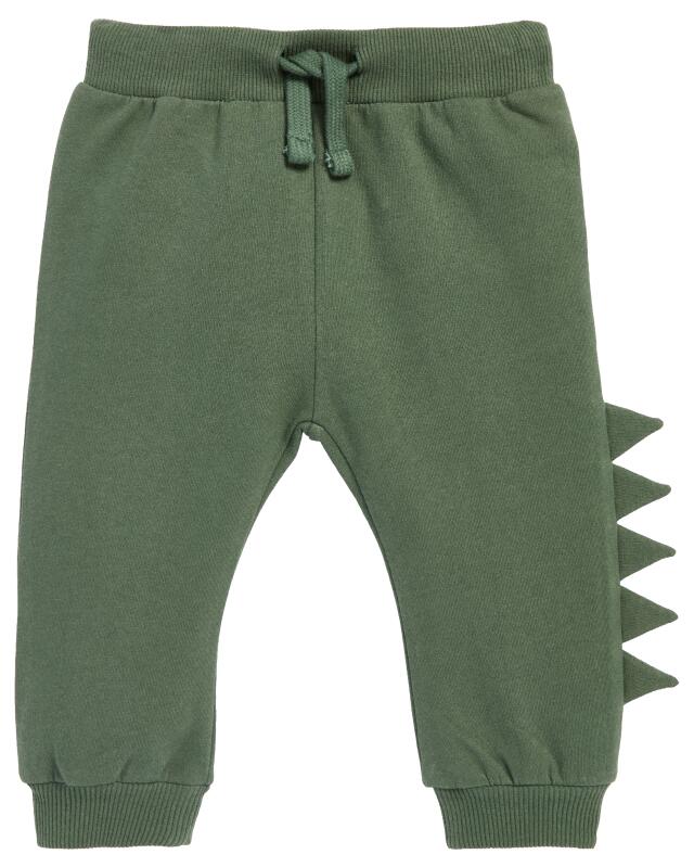 Joggers with spikes for baby boys, dark green (KiK Jogginghose mit Zacken (dunkelgrün)) — KiK, authentic German product in Morocco
