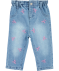 Jeans mit Schleifenstickereien jeansblau