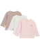 Langarmshirts in verschiedenen Designs altrosa