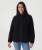 Teddyfleecejacke schwarz