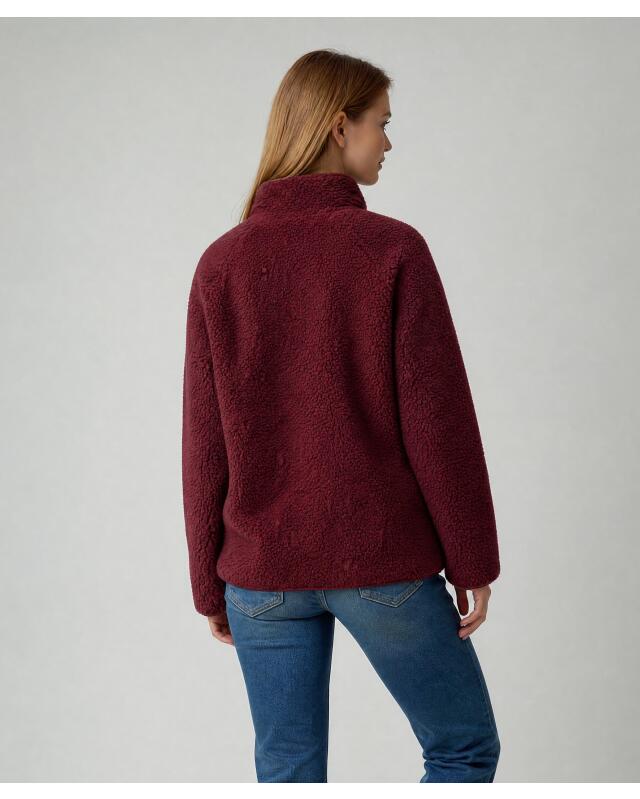 Teddy fleece jacket for women, purple (KiK Teddyfleecejacke (lila)) — KiK, authentic German product in Morocco