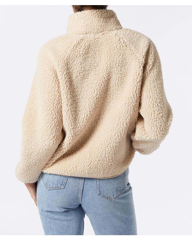Teddy fleece jacket for women, natural (KiK Teddyfleecejacke (naturfarben)) — KiK, authentic German product in Morocco