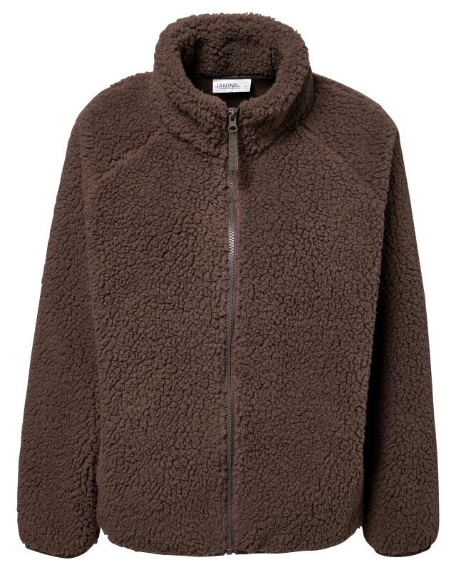 Teddy fleece jacket for women, brown (KiK Teddyfleecejacke (braun)) — KiK, authentic German product in Morocco