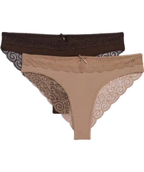 Brazilian-Slips in Braun