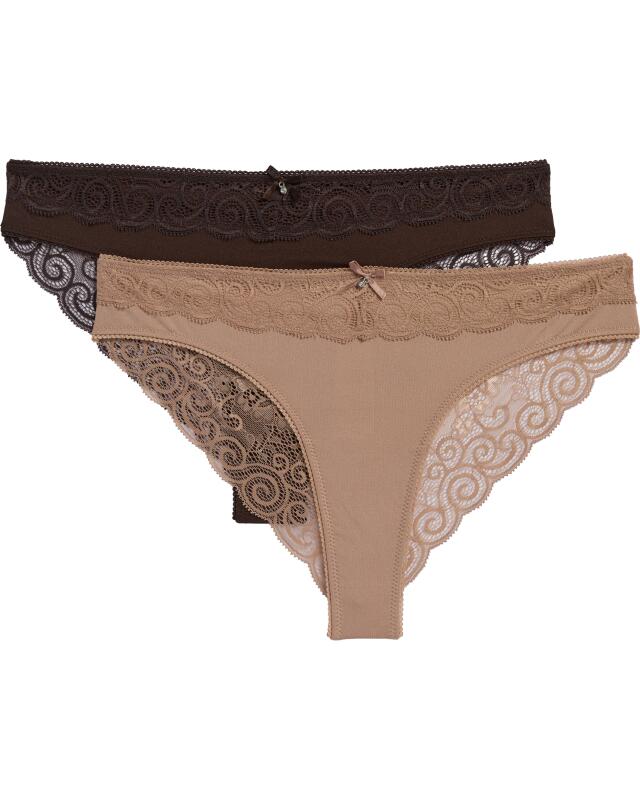 سراويل داخلية برازيلية للنساء، بني (KiK Brazilian-Slips in Braun (braun)) — KiK, منتج ألماني أصلي في المغرب