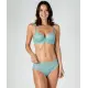 Sujetador push-up + braguitas en verde menta