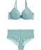 Push-up-BH + Panty in Mintgrün mintgrün