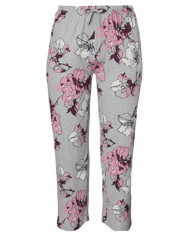 Pyjama bottoms for women, pink printed (KiK Pyjamahose (rosa bedruckt)) — KiK, authentic German product in Morocco