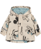 Regenjacke mit Innenfutter creme