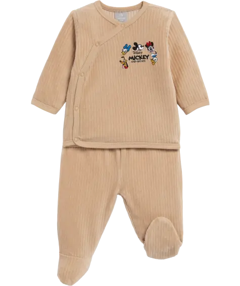 Newborn Mickey and Friends Wickelshirt + Hose