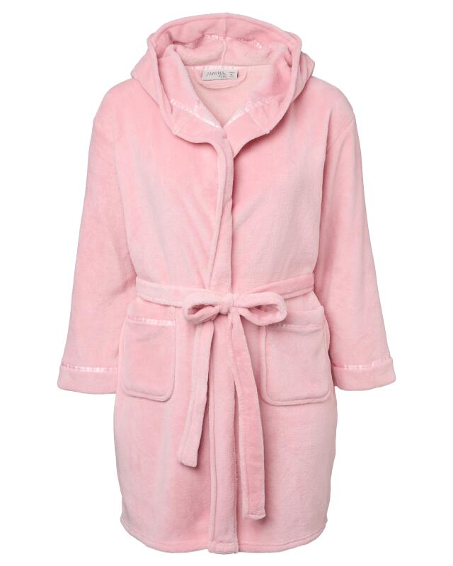 Fleece dressing gown for women, pink (KiK Fleece-Bademantel in Rosa (rosa)) — KiK, authentic German product in Morocco