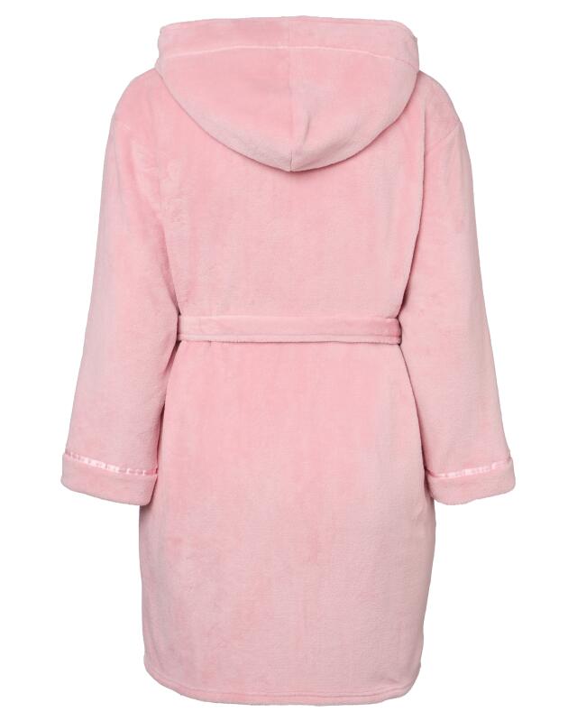 Fleece dressing gown for women, pink (KiK Fleece-Bademantel in Rosa (rosa)) — KiK, authentic German product in Morocco