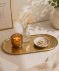 Goldfarbenes Dekotablett gold