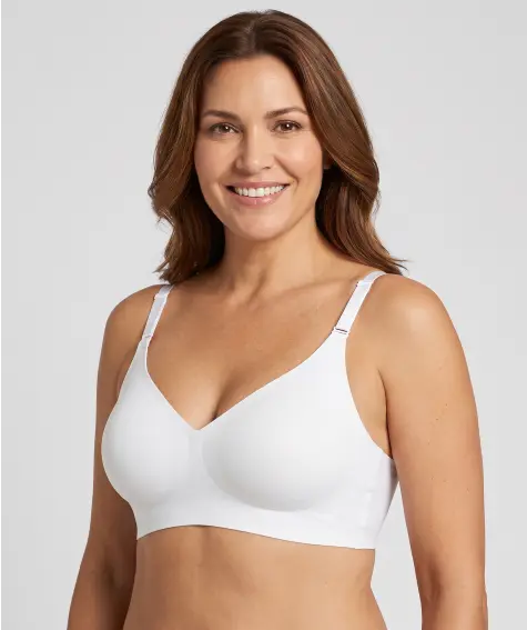 Witte soft-bh