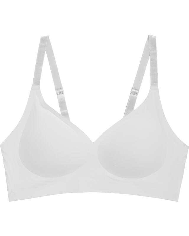 Soutien-gorge souple femme, blanc (KiK Weißer Soft-BH (weiß)) — KiK, produit allemand authentique au Maroc