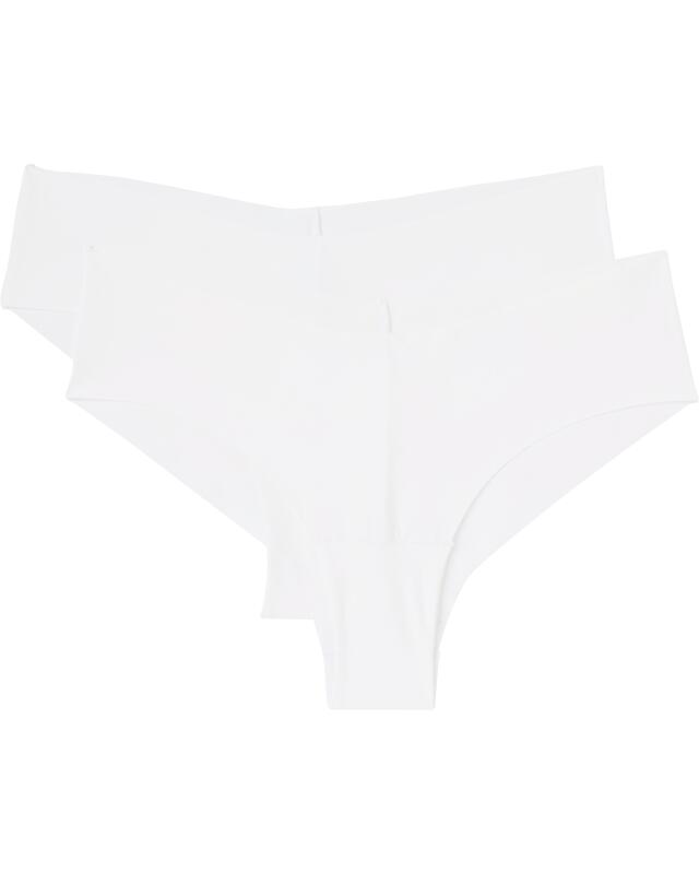 Slips brésiliens femme, blanc (KiK Weiße Brazilian-Slips (weiß)) — KiK, produit allemand authentique au Maroc