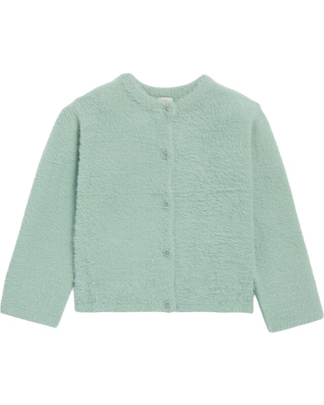 جاكيت ناعم بأكمام طويلة للبنات، أكوا (KiK Flauschjacke mit langen Ärmeln (aqua)) — KiK, منتج ألماني أصلي في المغرب