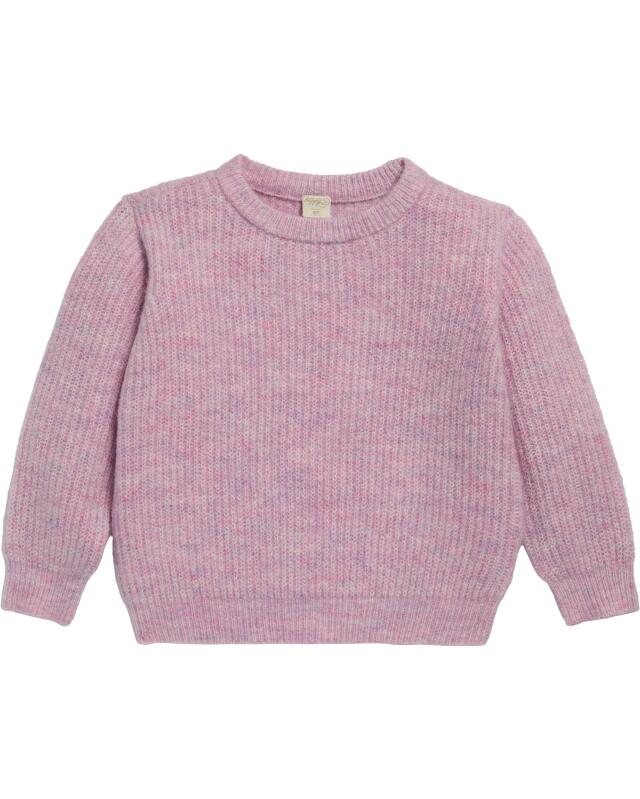 Pull en maille multicolore fille, arc-en-ciel (KiK Strickpullover aus buntem Garn (regenbogenfarben)) — KiK, produit allemand authentique au Maroc