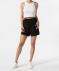 Shorts mit Leinenanteil schwarz