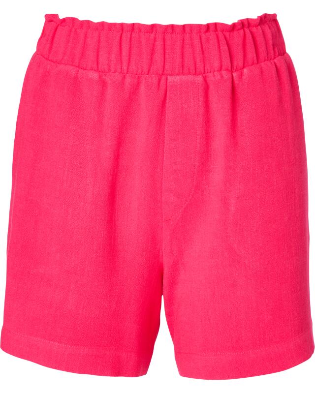 Linen-blend shorts for women, hot pink (KiK Shorts mit Leinenanteil (pink)) — KiK, authentic German product in Morocco