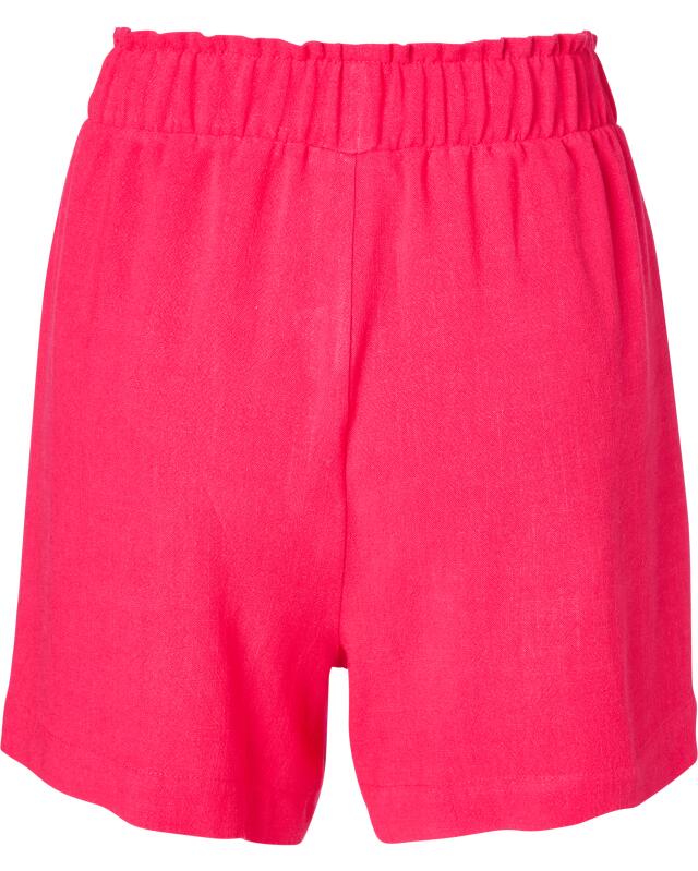 Linen-blend shorts for women, hot pink (KiK Shorts mit Leinenanteil (pink)) — KiK, authentic German product in Morocco