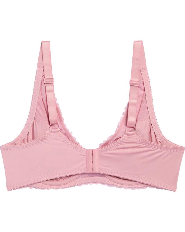Soutien-gorge à armatures en dentelle florale femme, rose (KiK Bügel-BH mit floraler Spitze (rosa)) — KiK, produit allemand authentique au Maroc